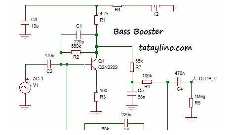 bass booster circuit diagram