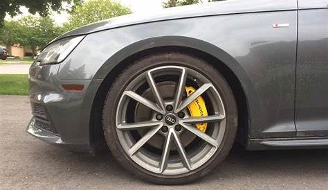 audi a4 red brake calipers