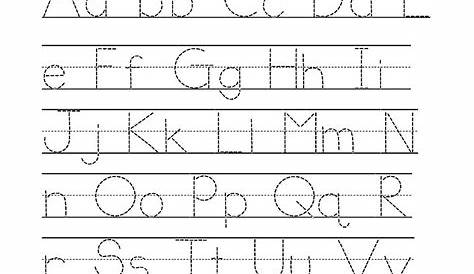 lowercase alphabet worksheet