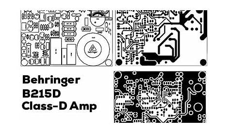 Power Amplifier Class-D IRS20957 Behringer B215D - Electronic Circuit