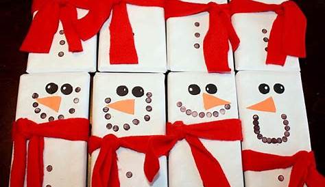 Snowman Candy Bars Make Great Teacher Gifts