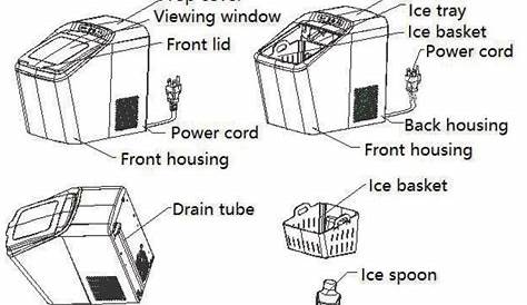 CROWNFUL IM1102-UL Nugget Ice Maker Instruction Manual
