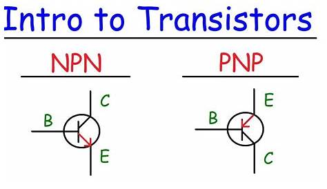 Transistors - NPN & PNP - Basic Introduction - YouTube
