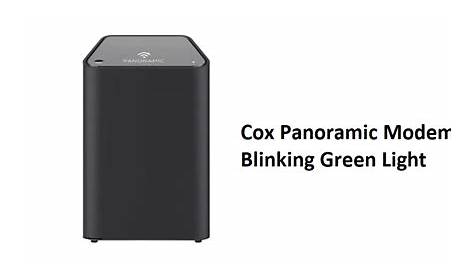 Cox Panoramic Modem Blinking Green Light: 5 Fixes - Internet Access Guide