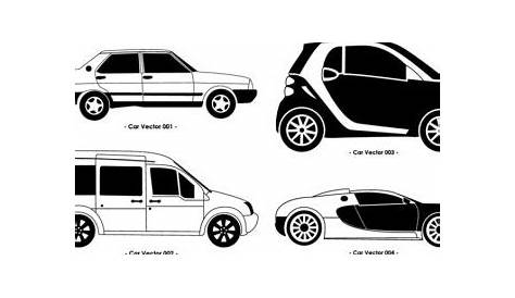 Vector Set Car Vector Art - Ai, Svg, Eps Vector Free Download