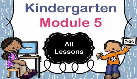 Eureka Math Kindergarten Module 5 Complete Set | Eureka math