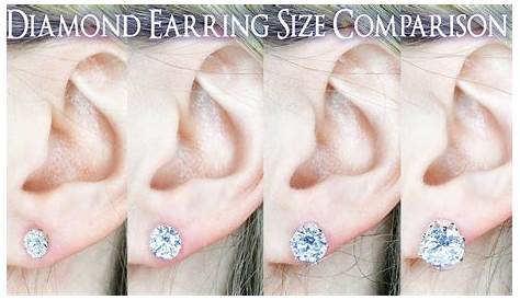 earring mm size chart