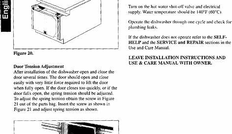 BOSCH Dishwasher Manual L0020025