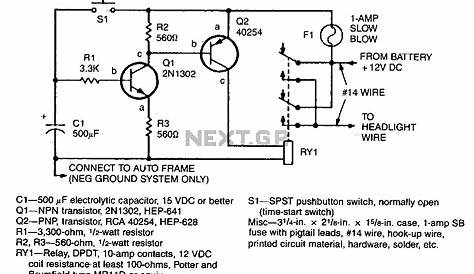 Automatic-headlight-delay under Car Lighting Circuits -13154- : Next.gr