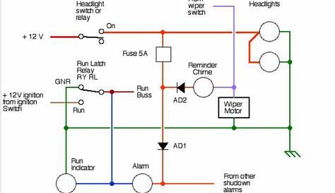 simple alarm clock circuit diagram