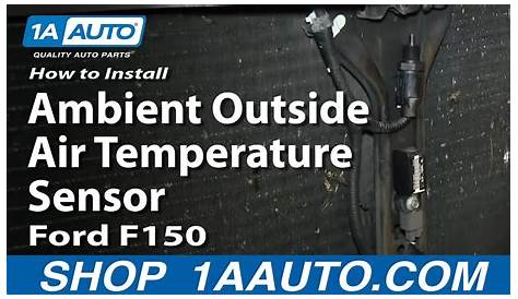 Ford outside temperature sensor location