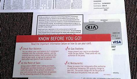 Just got my Kia card | Kia Forum