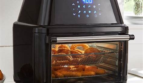 Gourmia Air Fryer 5 Qt - BrylaneHome 16 Liter Air Fryer Oven , Black