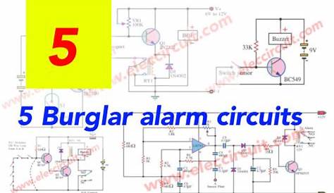 car burglar alarm circuit diagram