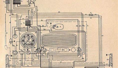 1952-53 Beetle Wiring Diagram | TheGoldenBug.com | Beetle, Vw beetles