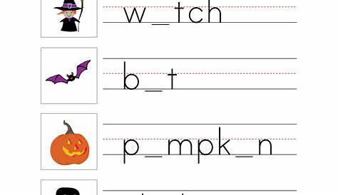 halloween printable worksheets