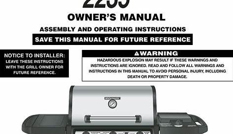 brinkmann smoke grill manual