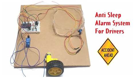 anti sleep alarm circuit diagram