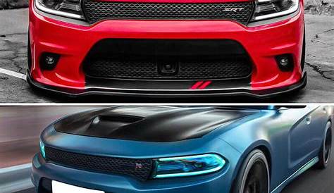 For 2015-2020 Dodge Charger SRT Front Bumper Lip Splitter Chin Gloss