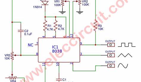 ICL8038 Mini function generator circuits | ElecCircuit.com