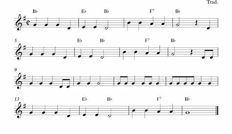 Free Sheet Music Scores: Free easy tenor saxophone sheet music - Old