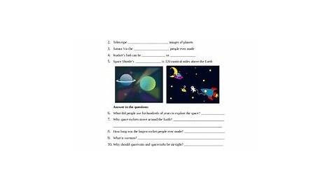 bill nye space exploration worksheets