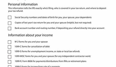Tax Preparation Worksheet Pdf 2021 - Fill Online, Printable, Fillable
