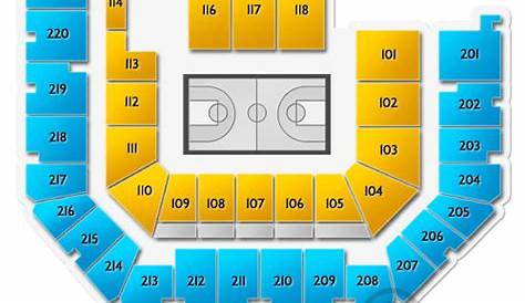 Carmichael Arena Seating Chart | Vivid Seats