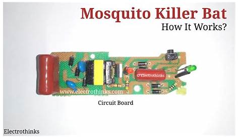mosquito racket circuit diagram