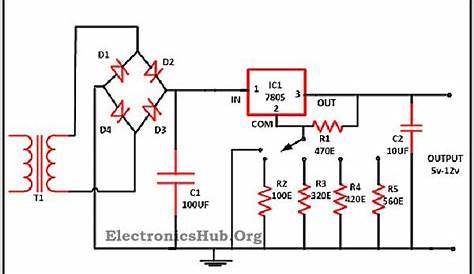 Variable Voltage Power Supply from Fixed Voltage Regulator | Circuit