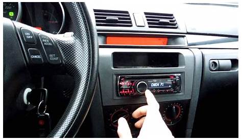 Mazda 3 2006 audio setup - YouTube