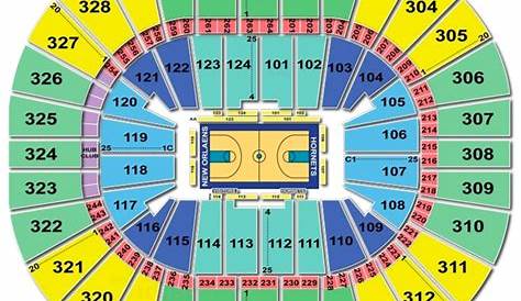 Smoothie King Center Seating Chart With Seat Numbers - Center Seating Chart