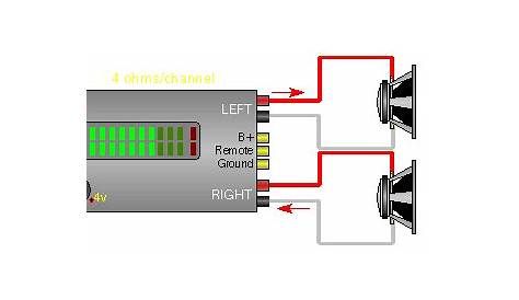 Wiring 4 Ohm Speakers To 2 Ohm : DIAGRAM 4 Channel Amp 2 Speaker 1 Sub Wiring Diagram Wiring
