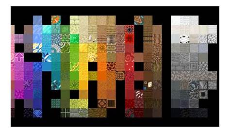 1.14 blocks arranged by colour : Minecraft