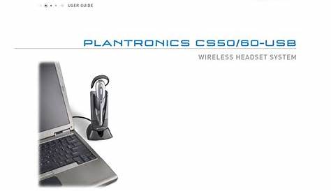 plantronics cs series manual