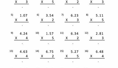multiplication worksheets grade 5 printable