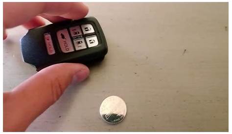 Change Honda Key FOB Battery - Odyssey, Pilot, CRV - YouTube