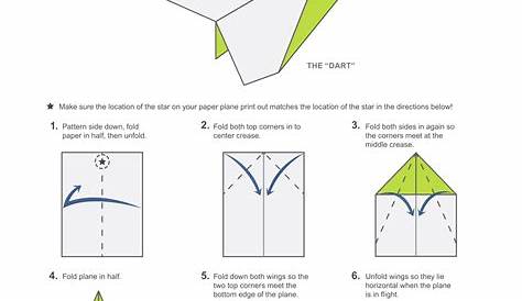 10 Best Paper Airplane Printable Template Sheets for Free at Printablee.com