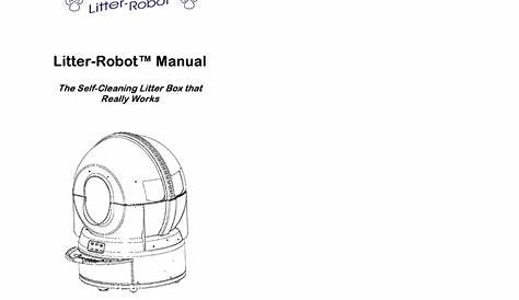 litter robot 4 owners manual