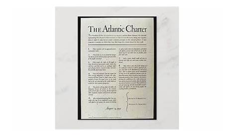 The Atlantic Charter Postcard | Zazzle.com