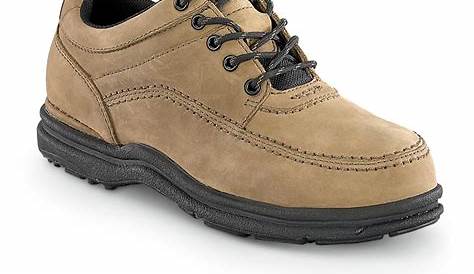 Men's Rockport Works World Tour Steel Toe Casual Shoes, Tan - 208584