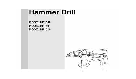 Makita HP1510 Hammer Drill User Manual | Manualzz