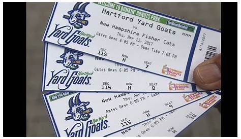 yard goats seating chart with rows