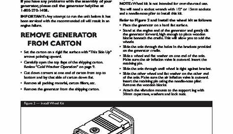 generac 3600 generator manual