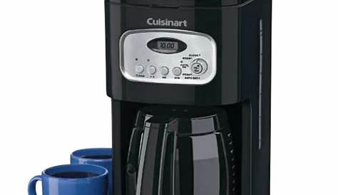 cuisinart coffee maker with grinder manual