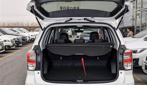 subaru forester rear cargo cover