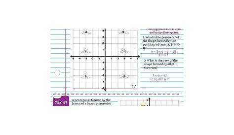 Polygons in the Coordinate Plane Lesson by Brainy Owl Teacher | TPT