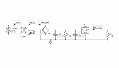 24vdc to 5vdc converter circuit diagram
