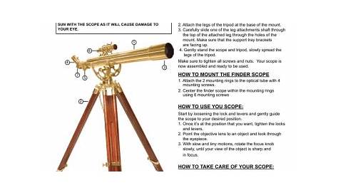 barska telescope manual
