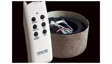 Minka-Aire Fan Remote Control With White Finish Combination Finishes